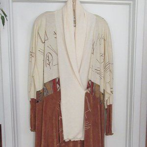 AHNI Long sleeveless dress with jacket - Size: one/size
